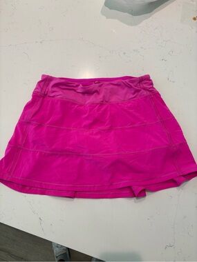 lululemon athletica Bright Pink Athletic Skirt